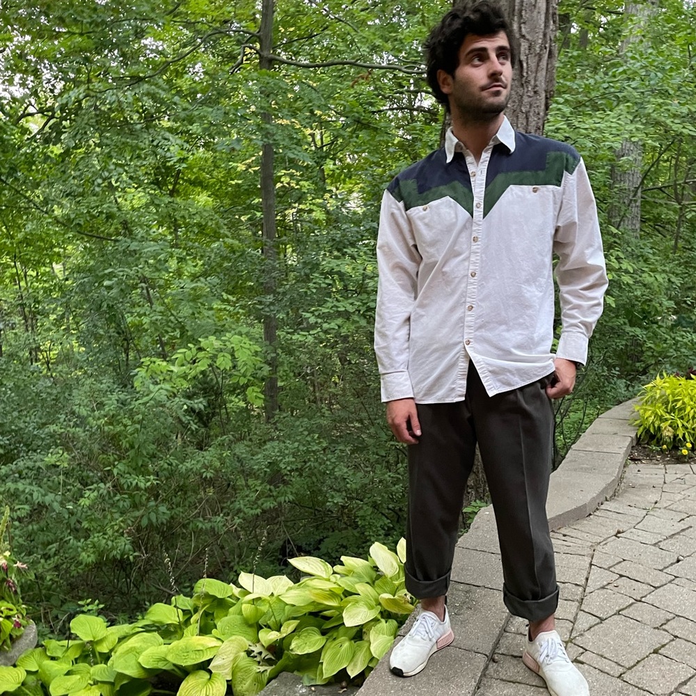 Vintage Mens Button Down